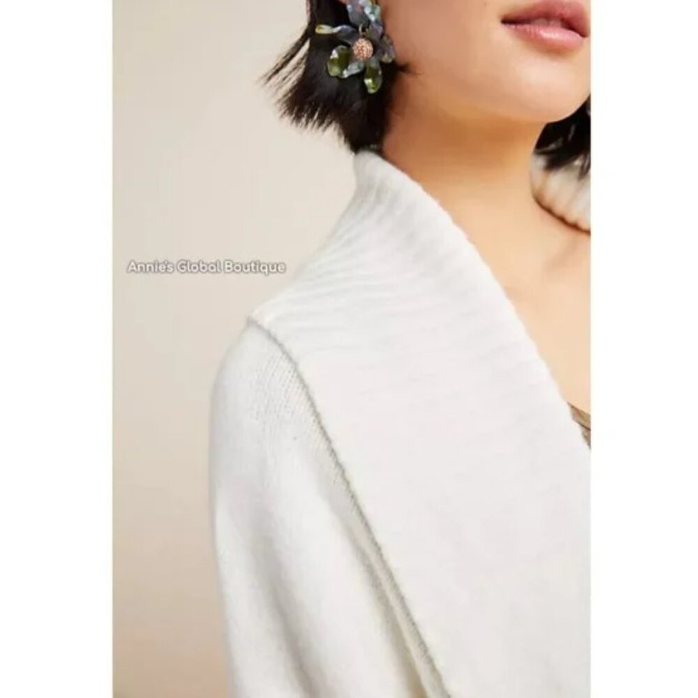 New Anthropologie Copley Open-Front Cardigan M/L - Picture 3 of 13